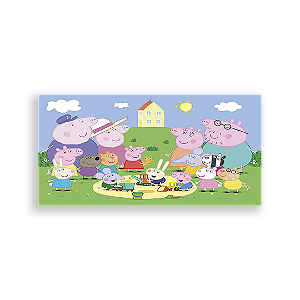 Painel Retangular - Peppa Pig - Sublimado 3D