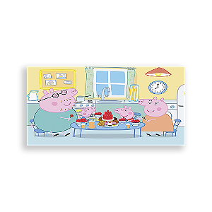 Painel Retangular - Peppa Pig - Sublimado 3D