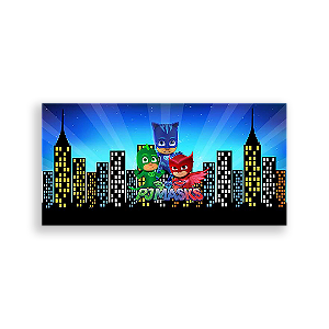 Painel Retangular - Pj Mask - Sublimado 3D