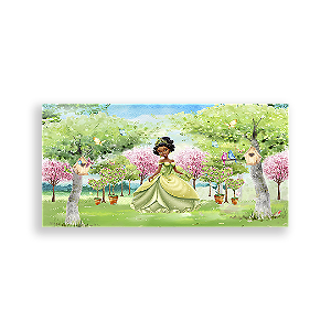 Painel Retangular - Princesa E O Sapo - Sublimado 3D