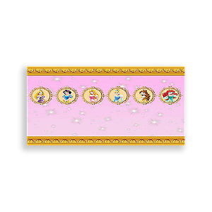Painel Retangular - Princesas Disney - Sublimado 3D