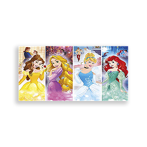 Painel Retangular - Princesas Disney - Sublimado 3D