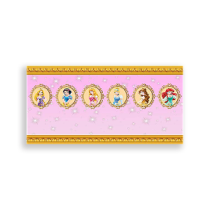 Painel Retangular - Princesas Disney - Sublimado 3D