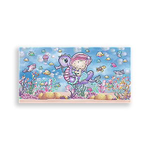 Painel Retangular - Sereias - Sublimado 3D