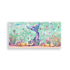 Painel Retangular - Sereias - Sublimado 3D
