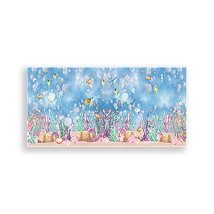 Painel Retangular - Sereias - Sublimado 3D