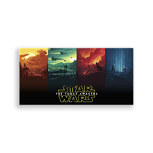 Painel Retangular - Star Wars - Sublimado 3D
