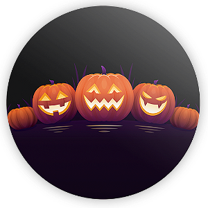 Painel de Mesa - Dia das Bruxas Halloween - Sublimado 3D