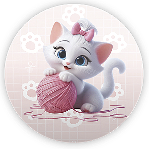 Painel de Mesa - Gata Marie - Sublimado 3D