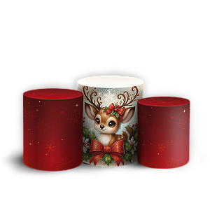Trio Cilindro - Natal - Sublimado 3D