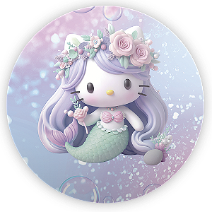 Painel de Mesa - Hello Kitty - Sublimado 3D