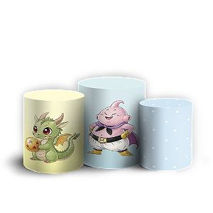 Trio Cilindro - Dragon Ball - Sublimado 3D