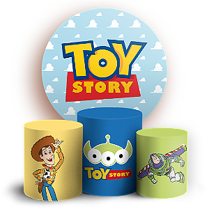 KIT Redondo e Trio - Toy Story  - Sublimado 3D