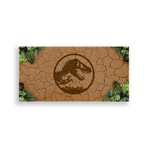 Painel Retangular - Dinossauro -Vivi - Sublimado 3D