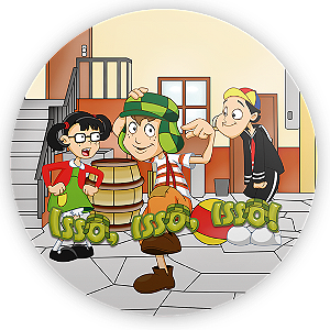 Painel Redondo - Chaves - Sublimado 3D