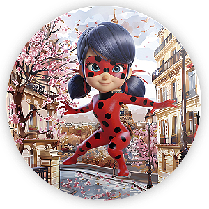 Painel Redondo - Ladybug - Sublimado 3D