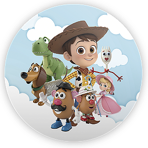 Painel Redondo - Toy Story - Sublimado 3D