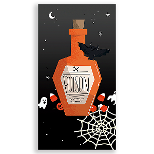 Faixa Lateral - Dia das Bruxas Halloween - Sublimado 3D