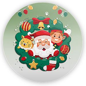 Painel de Mesa Sublimado 3D - Natal