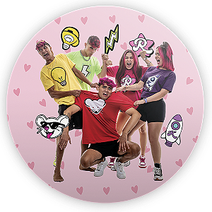 Painel de Mesa Sublimado 3D - Emilly Vick Os Rosa