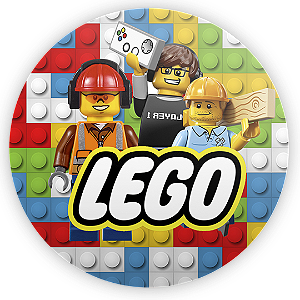 Painel de Mesa Sublimado 3D - Lego