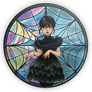 Painel de Mesa Sublimado 3D - Wandinha