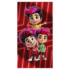 Faixa Lateral Sublimado 3D - Os Rosas