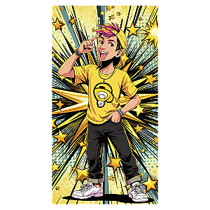 Faixa Lateral Sublimado 3D - Os Rosas