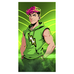 Faixa Lateral Sublimado 3D - Os Rosas