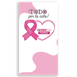 Faixa Lateral Sublimado 3D - Octubre Rosa ES