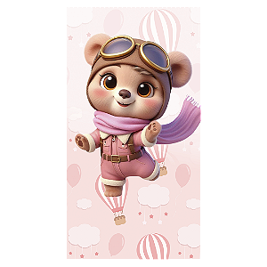 Faixa Lateral Sublimado 3D - Ursinha