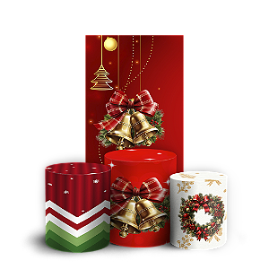 Faixa Lateral e Trio Cilindro Sublimado 3D Vest Facil - Natal