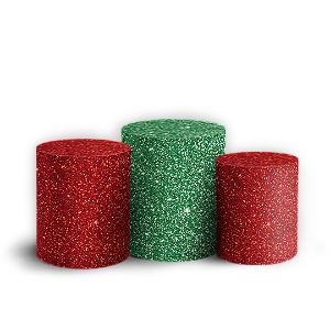 Trio Cilindro Sublimado 3D - Natal