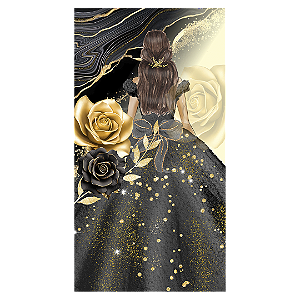 Faixa Lateral Sublimado 3D - 15 Anos