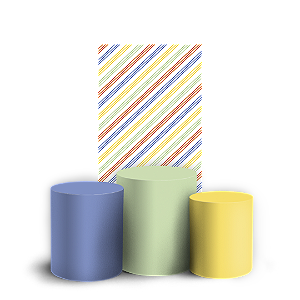 Faixa Lateral e Trio Cilindro Sublimado 3D Vest Facil - Cores