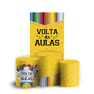 Faixa Lateral e Trio Cilindro Sublimado 3D Vest Facil - Volta as Aulas