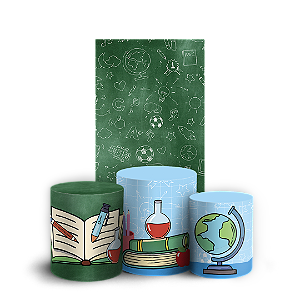 Faixa Lateral e Trio Cilindro Sublimado 3D Vest Facil - Volta as Aulas