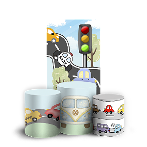 Faixa Lateral e Trio Cilindro Sublimado 3D Vest Facil - Transporte