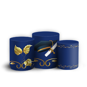 Trio Cilindro Sublimado 3D - Formatura