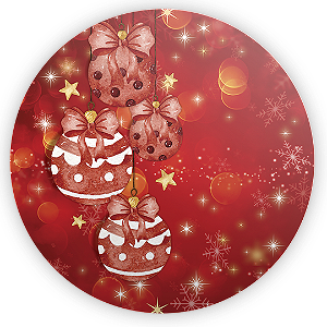 Painel de Mesa Sublimado 3D - Natal