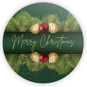 Painel de Mesa Sublimado 3D - Natal