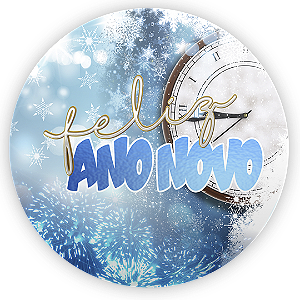 Painel de Mesa Sublimado 3D - Ano Novo