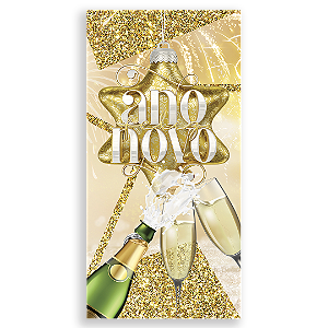 Faixa Lateral Sublimado 3D - Ano Novo