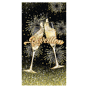 Faixa Lateral Sublimado 3D - Ano Novo