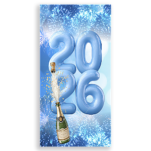 Faixa Lateral Sublimado 3D - Ano Novo 2026