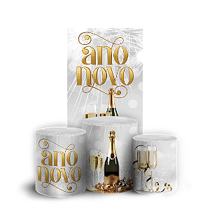 Faixa Lateral e Trio Cilindro Sublimado 3D Vest Facil - Ano Novo