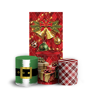 Faixa Lateral e Trio Cilindro Sublimado 3D Vest Facil - Natal