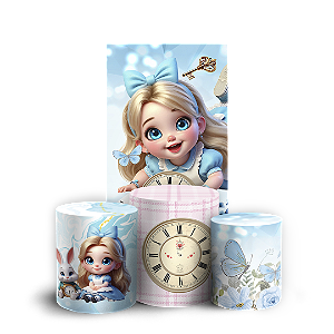 Faixa Lateral e Trio Cilindro Sublimado 3D Vest Facil - Alice