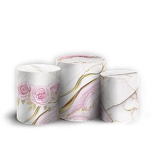 Trio Cilindro Sublimado 3D - 15 Anos