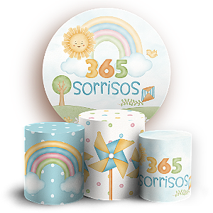 KIT Redondo e Trio Sublimado 3D - 365 Sorrisos